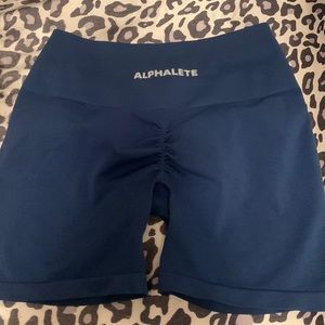 Alphalete Amplify Shorts Blue Size Large
